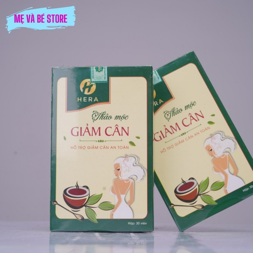 Trà Thảo mộc Hera Plus dạng viên (30 viên) ĐÁNH TAN MỠ THỪA,GIÚP EO THON, DÁNG ĐẸP
