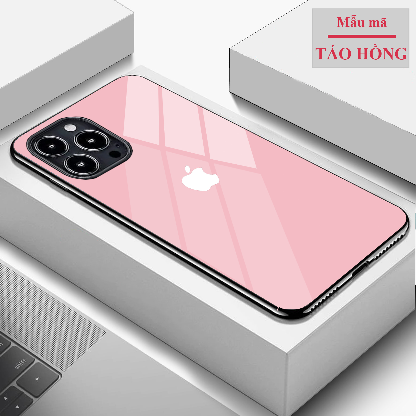 Ốp lưng iphone 13, 13 mini, 13 pro, 13 promax giả iphone mặt kính cường lực phiên bản mới