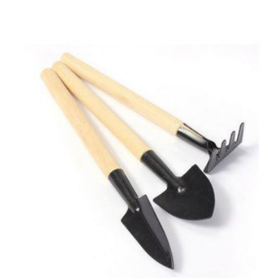 Dụng cụ làm vườn mini (bộ 3 món như hình) có 2 loại dùng đào sới đất trồng cây