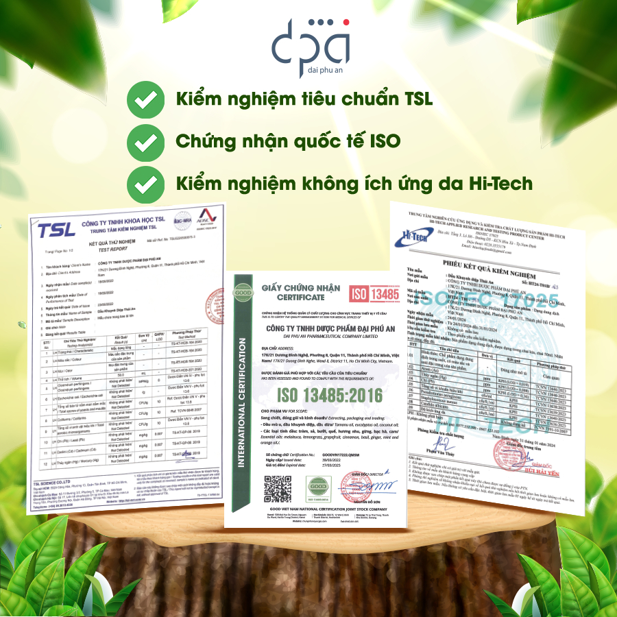 Combo 2 Tinh dầu treo hương Sả chanh Thái An (C/8ml)