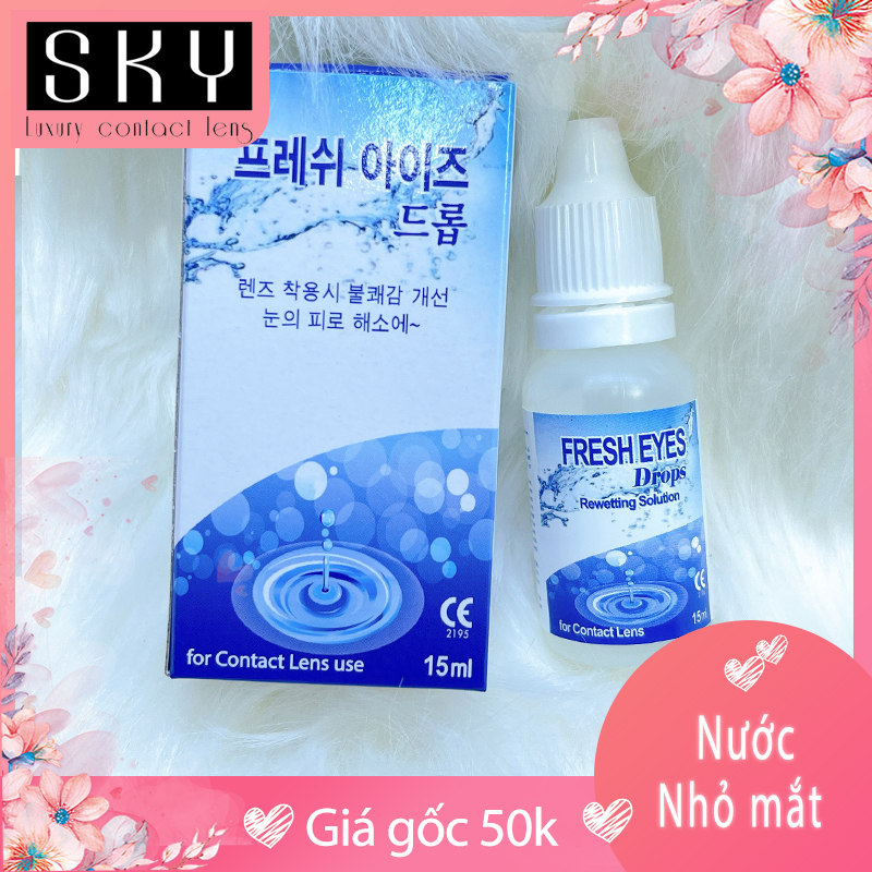 Nước nhỏ mắt ( nước mắt nhân tạo)