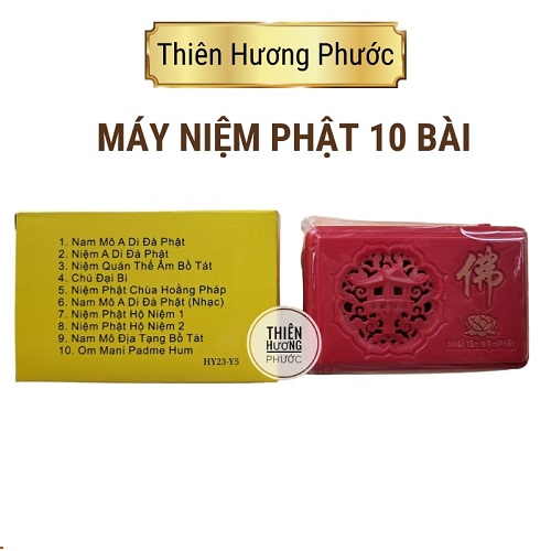 Máy tụng kinh niệm phật 10 bài