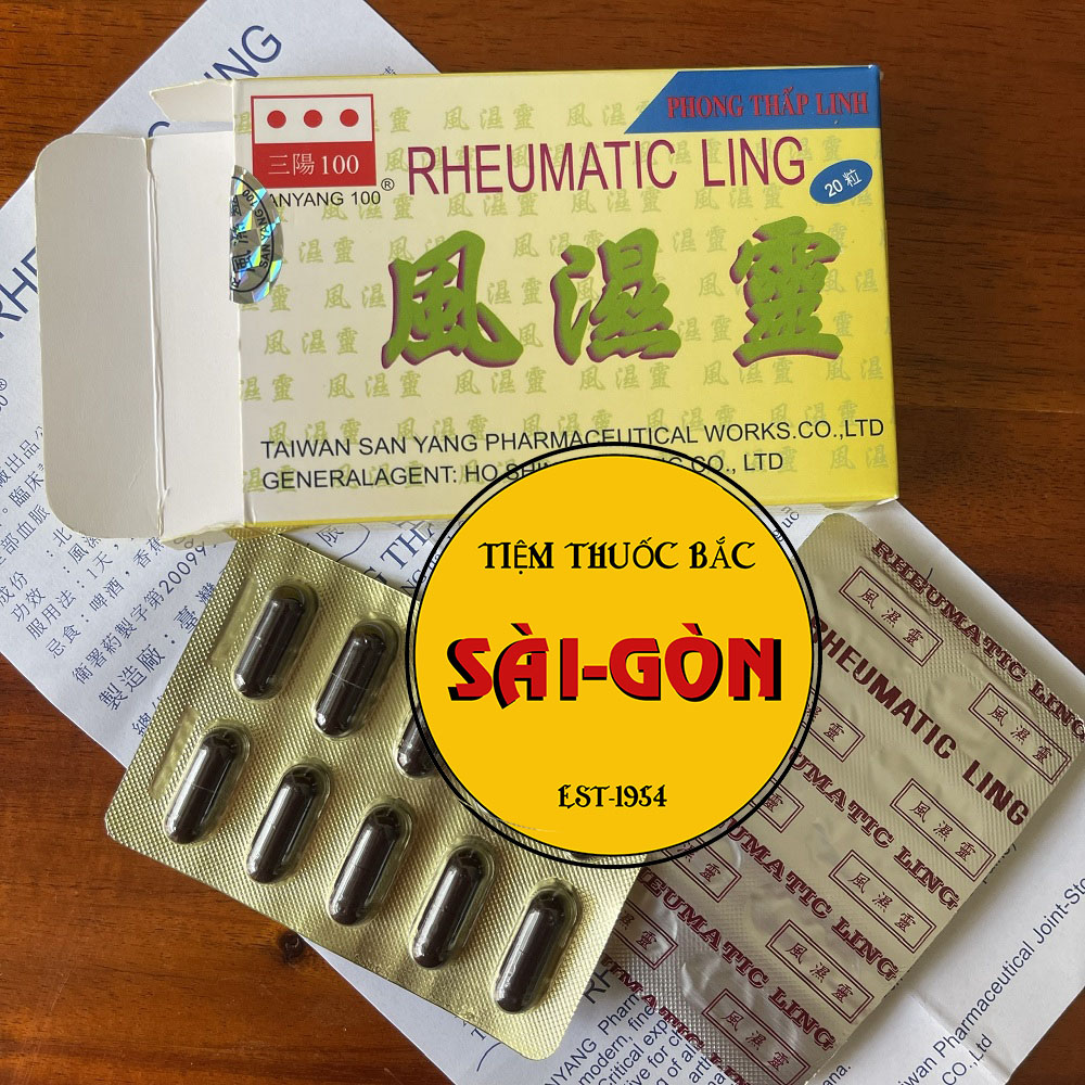 RHEUMATIC LING- Phong Thấp Linh Đài Loan - Hộp 20 viên (Hàng Loại 1)