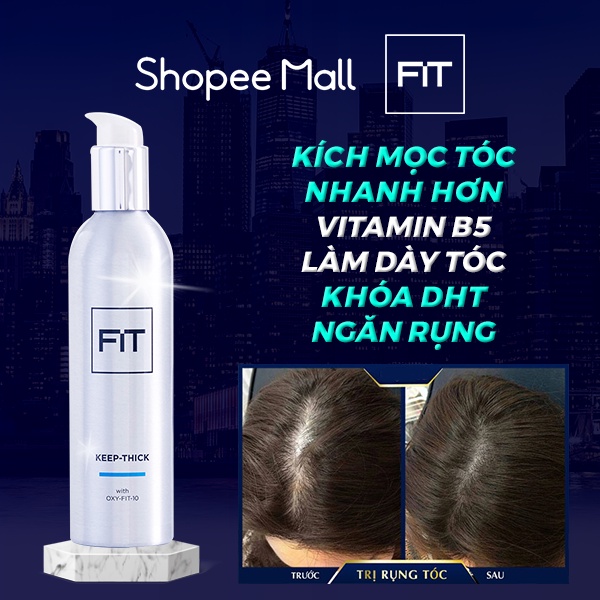 [HCM]Serum Kích Thích Mọc Tóc DHT Blockers  FIT Keep Thick - 250ml - TẶNG KHĂN/LƯỢC