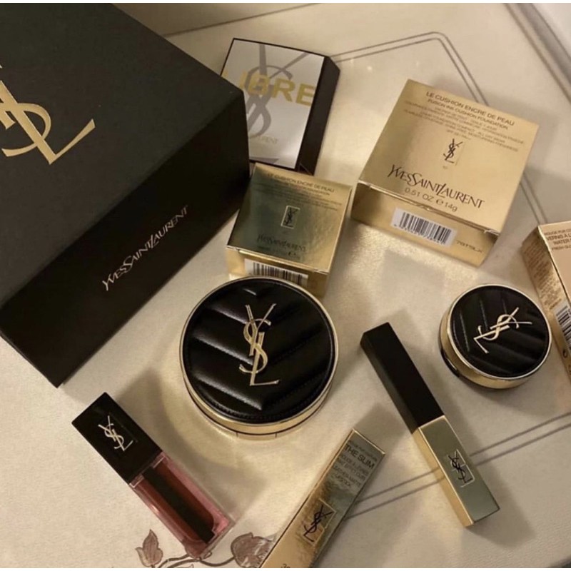 (Auth đủ bill) Phấn nước Ysl Fusion Ink Cushion Foundation Limited / Matte