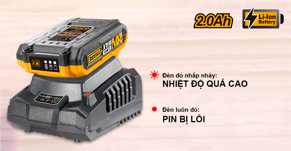 Sạc INGCO - FCLI2001