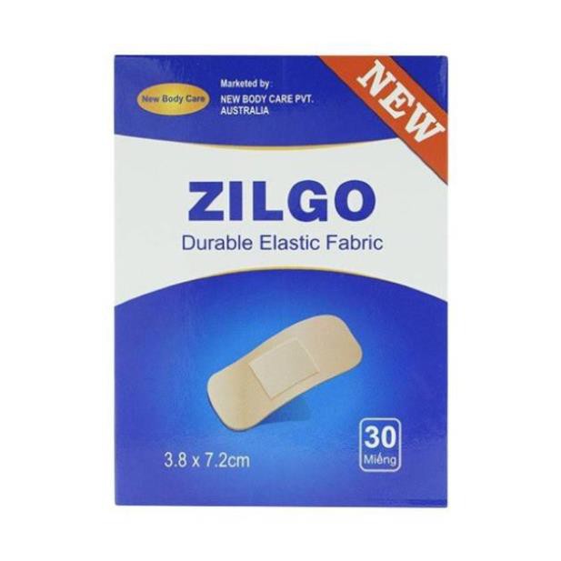 Băng cá nhân ZILGO hộp 30 miếng