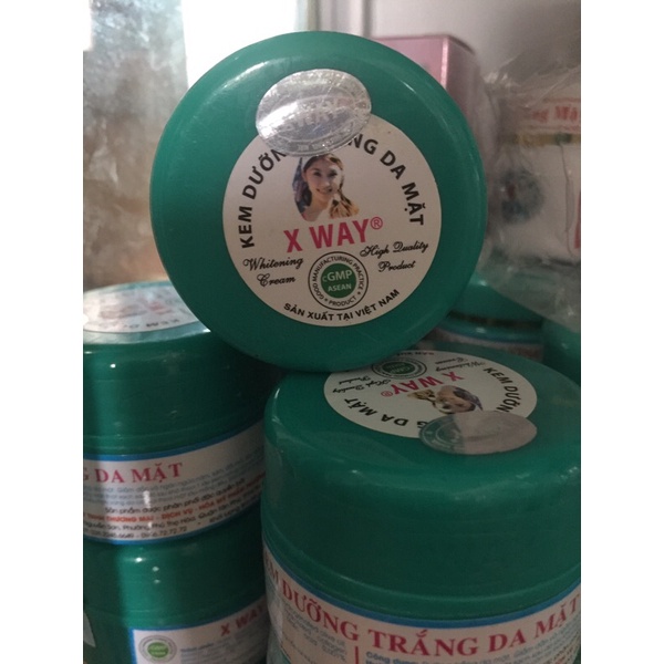 Kem X Way Trắng Trắng Da Mặt hộp trần