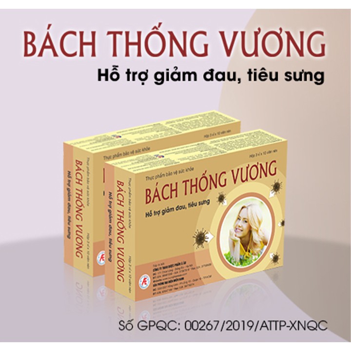 Bách Thống Vương ( Hộp 3 vỉ * 10 viên)