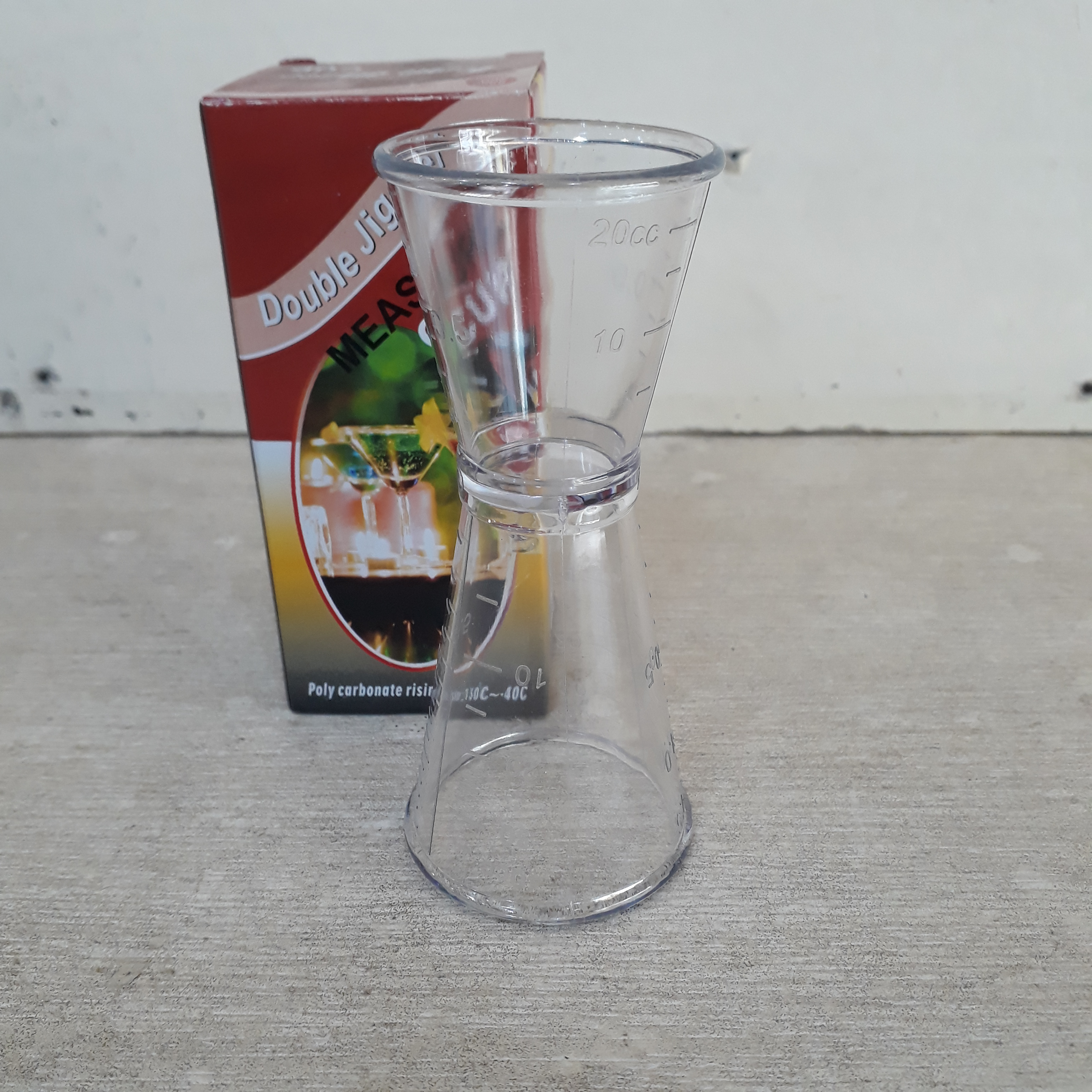 [HCM]JIGGER ĐONG LY ĐONG NHỰA 2 ĐẦU 20X40ML