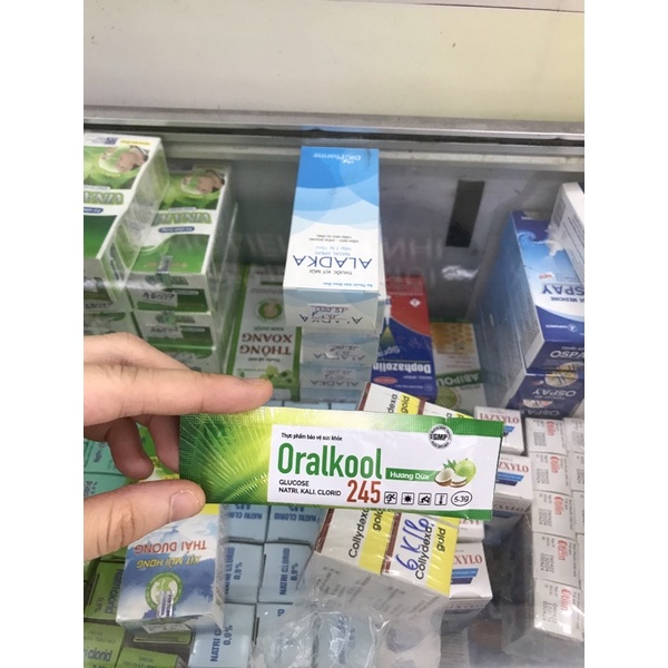 Oralkool 245 bù nước hộp 20 gói
