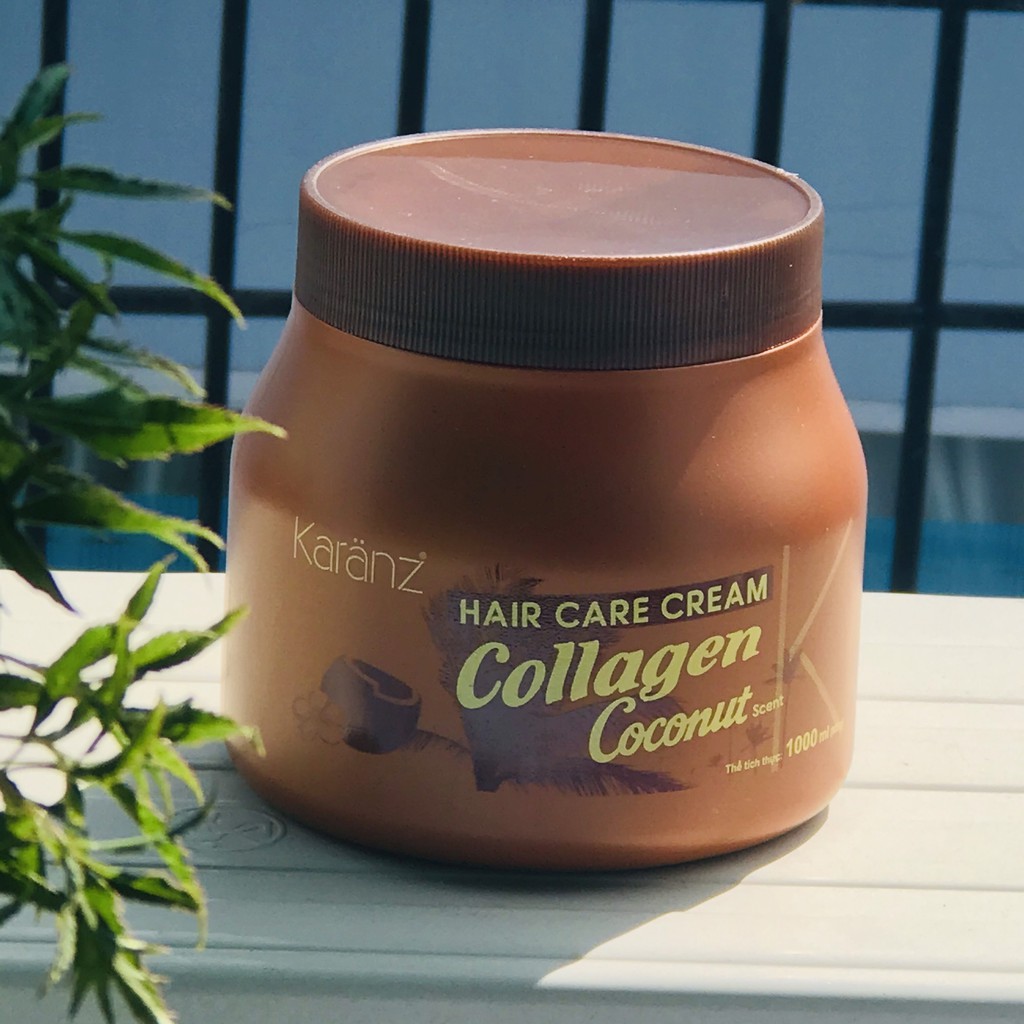 Hấp ủ tóc mềm mượt Collagen Coconut Karanz 1000ml