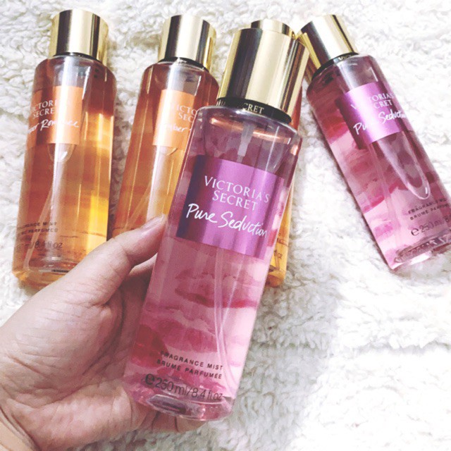Body Mist 𝗩𝗜𝗖𝗧𝗢𝗥𝗜𝗔'𝗦 𝗦𝗘𝗖𝗥𝗘𝗧 Pure Seduction 30ml/50ml/100ml ❀Minoon