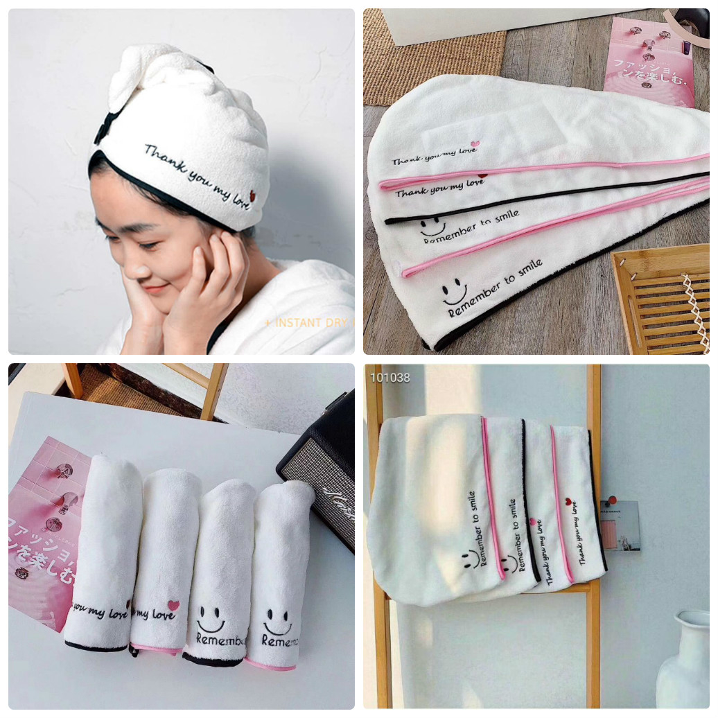 Khăn quấn khô tóc, Khăn làm khô tóc, trùm tóc, ủ tóc