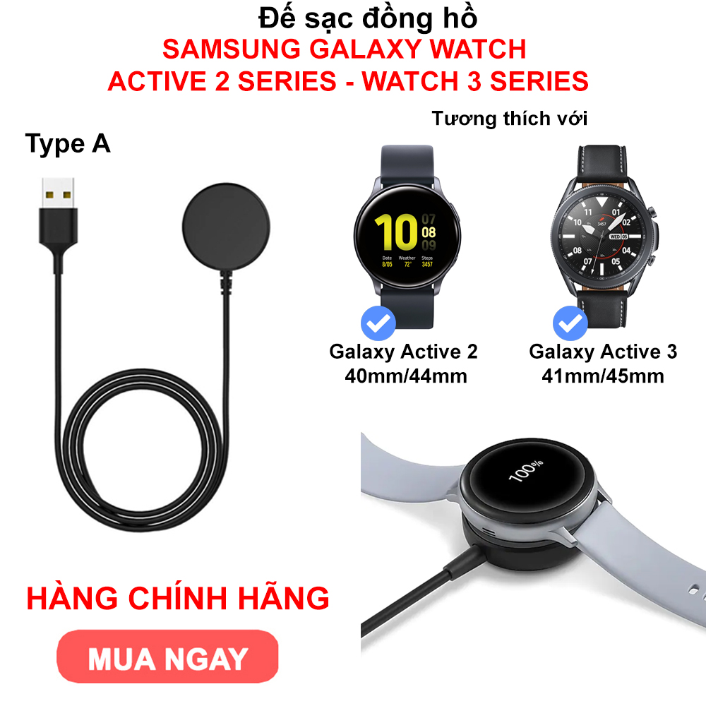 Đế sạc Samsung Galaxy Watch Active 2 - Hàng chính hãng