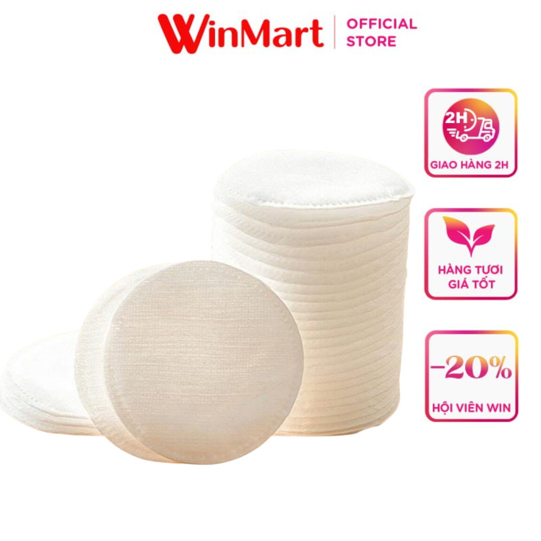 [Siêu thị WinMart] -  Bông tẩy trang tròn 120 miếng Winmart Home