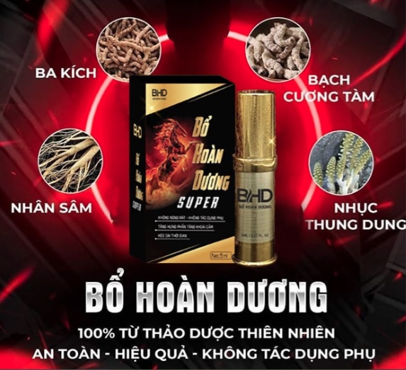 SẢN PHẨM BỔ HOÀN DƯƠNG SUPER