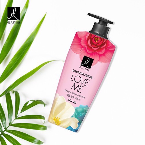 Bộ Dầu Gội Xả Nước Hoa Elastine De Perfume Love Me (600ml)