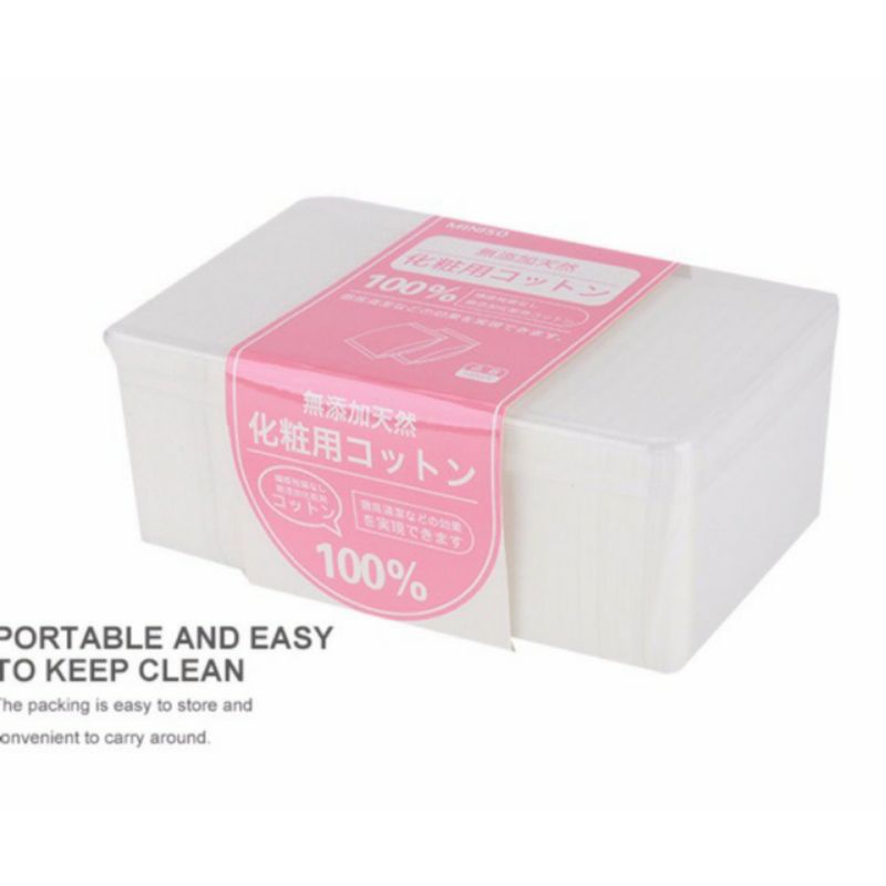 Hộp Bông Tẩy Trang Miniso 1000 Miếng