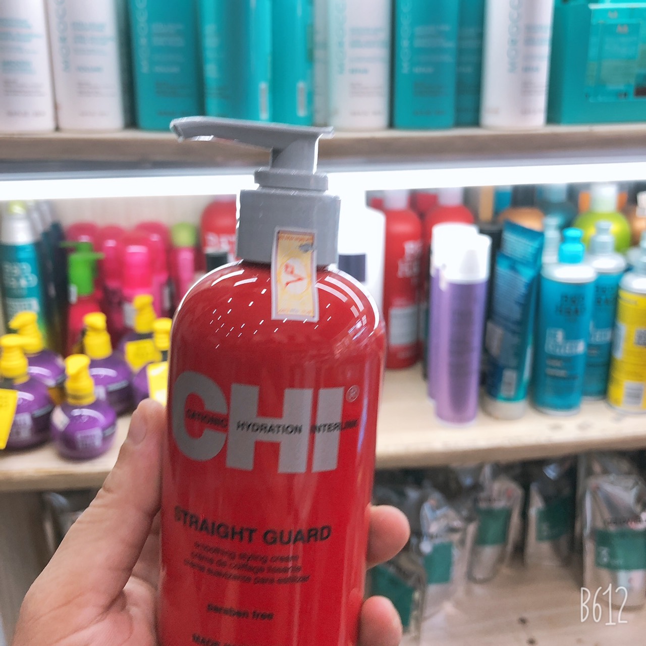Kem tạo nếp tóc uốn CHI STRAIGHT GUARD 251ML ( hàng chính hãng )
