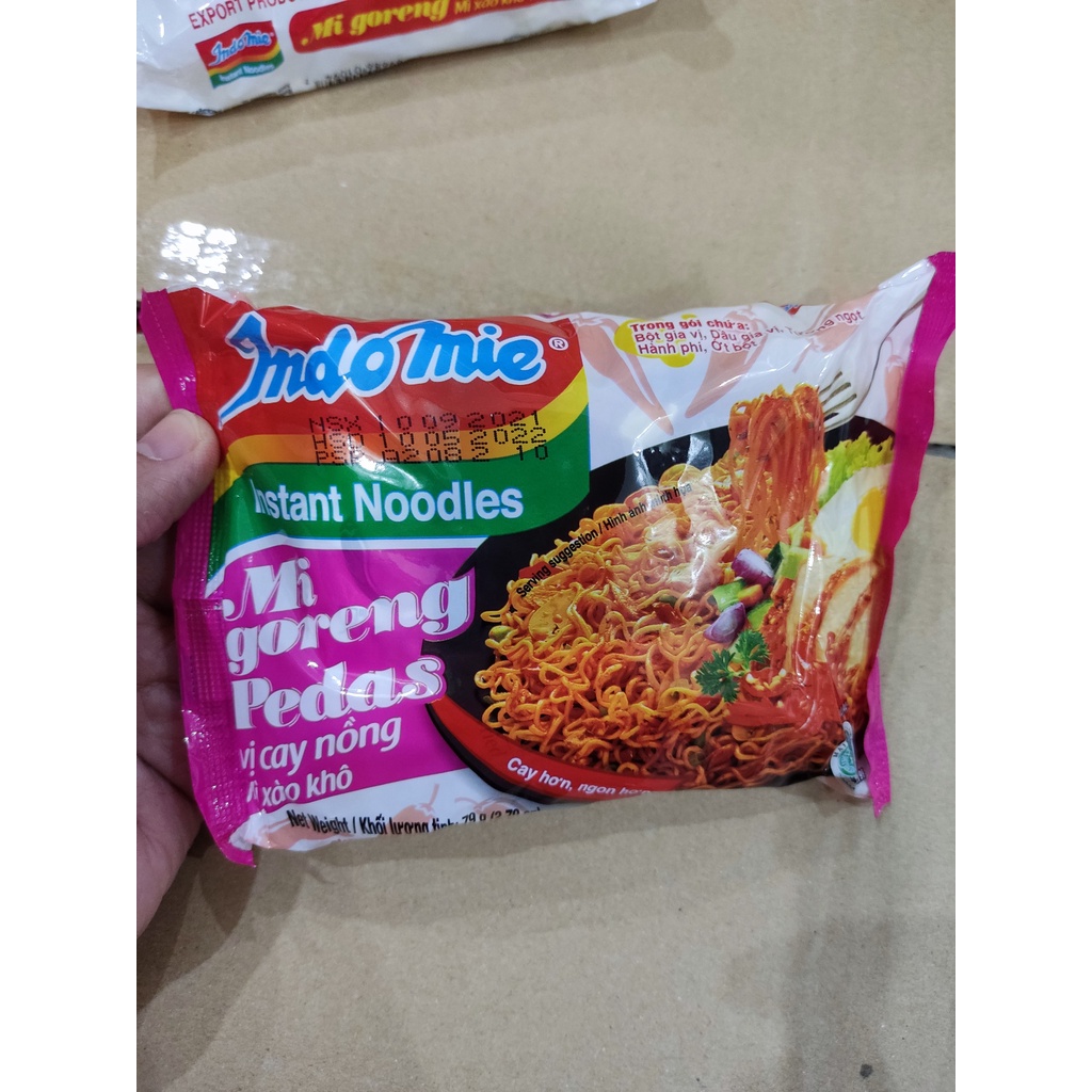 Mì xào khô indomie 1 gói lẻ