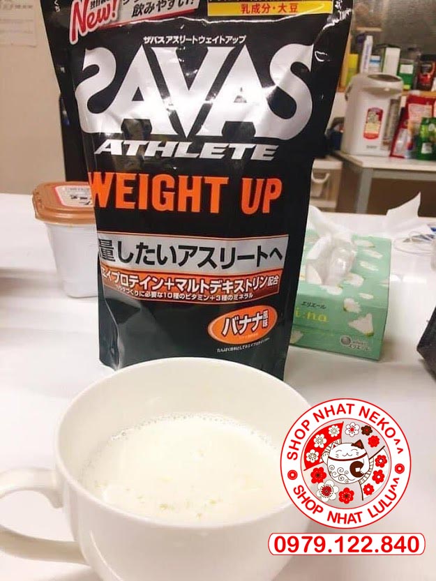 SỮA BỘT TĂNG CÂN NHẬT BẢN SAVAS MEIJI 1260g