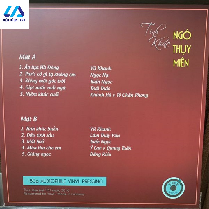 Đĩa than Tình khúc Ngô Thụy Miên