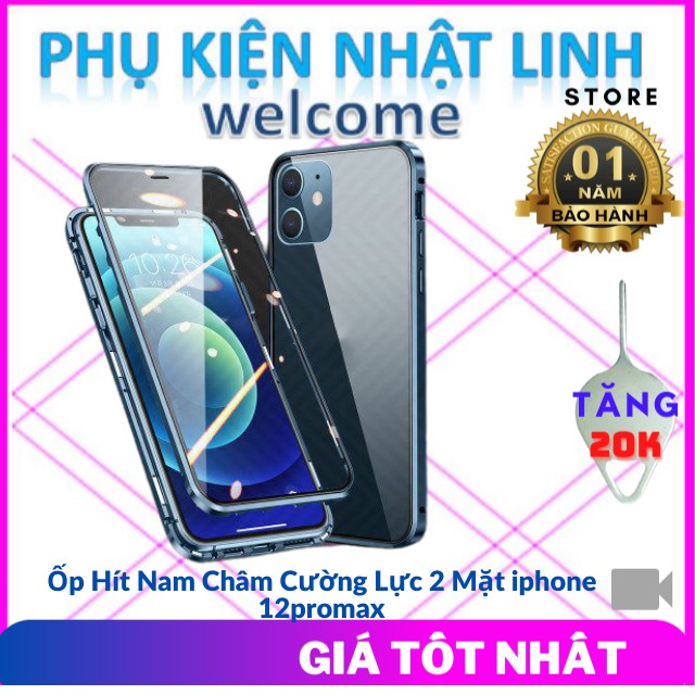 Ốp lưng iphone,ốp hít nam châm cường lực 2 mặt iphone 12promax/12/12pro/12mini/xsmax/xs/x/11pro/11promax/11