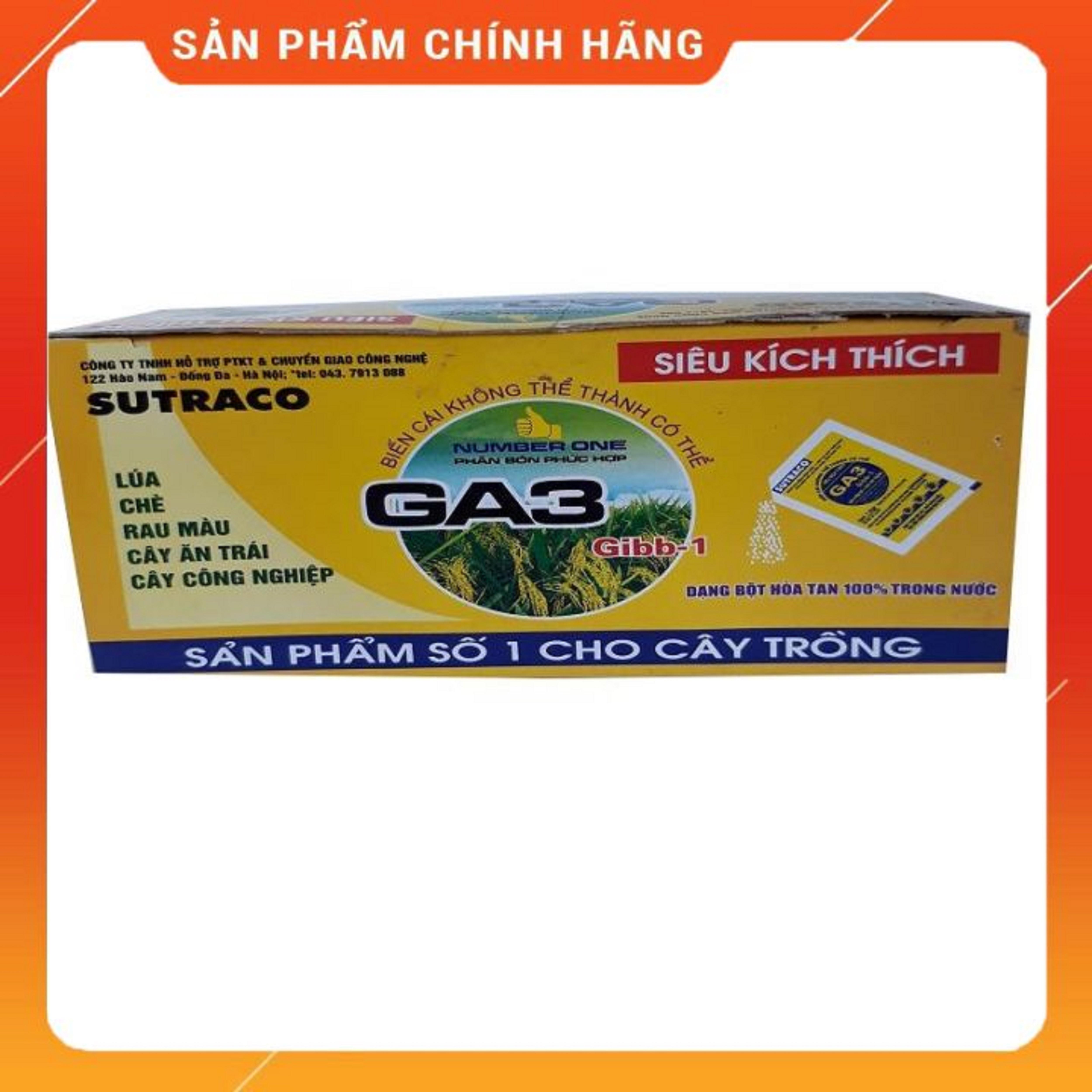 Combo 2 gói GA3  3g  siêu tăng trưởng cho cây trồng