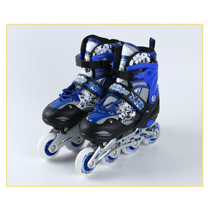 Mua [Có sẵn]Giày trượt patin Longfeng 907-906 cao cấp tặng 5 phụ kiện lót giày + ốc vít + chướng ngại vật batin batanh 905