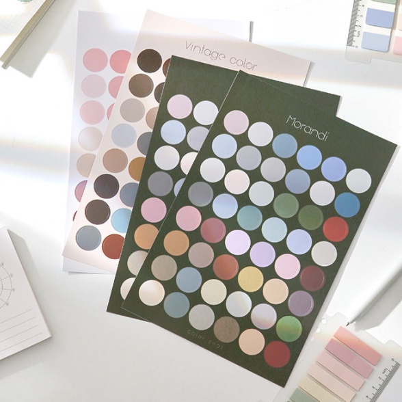 Sticker DOT Infeel.me trang trí sổ tay, planner, scrapbook, ... [064]