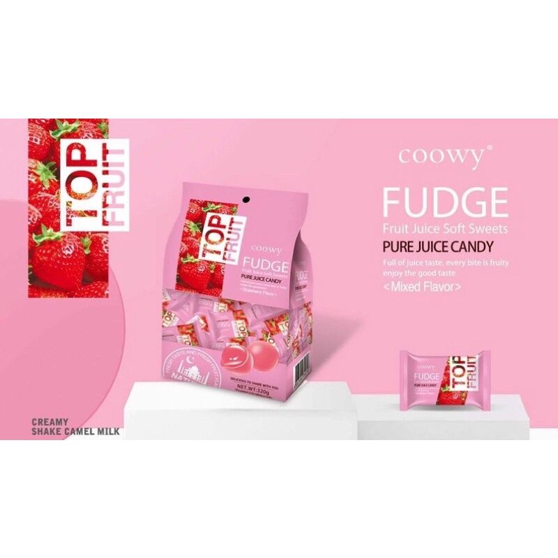 [MANGO CANDY] Gói kẹo dẻo trái cây Top Fruit Coowy 320g