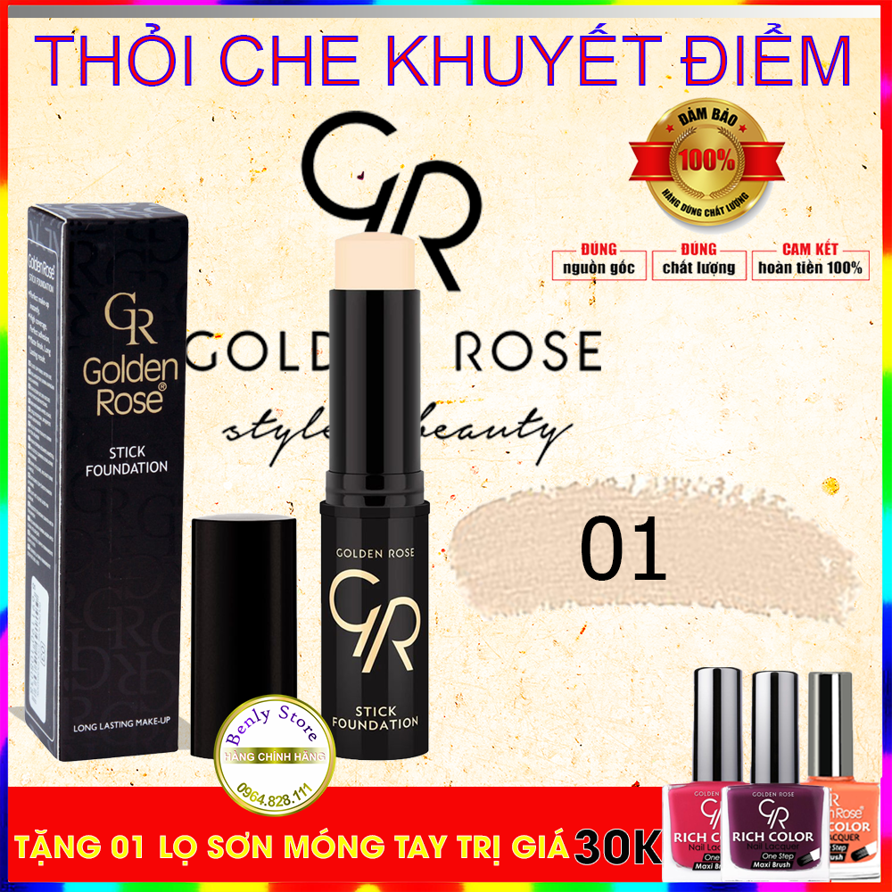 Kem nền dạng thỏi Stick Foundation Golden Rose