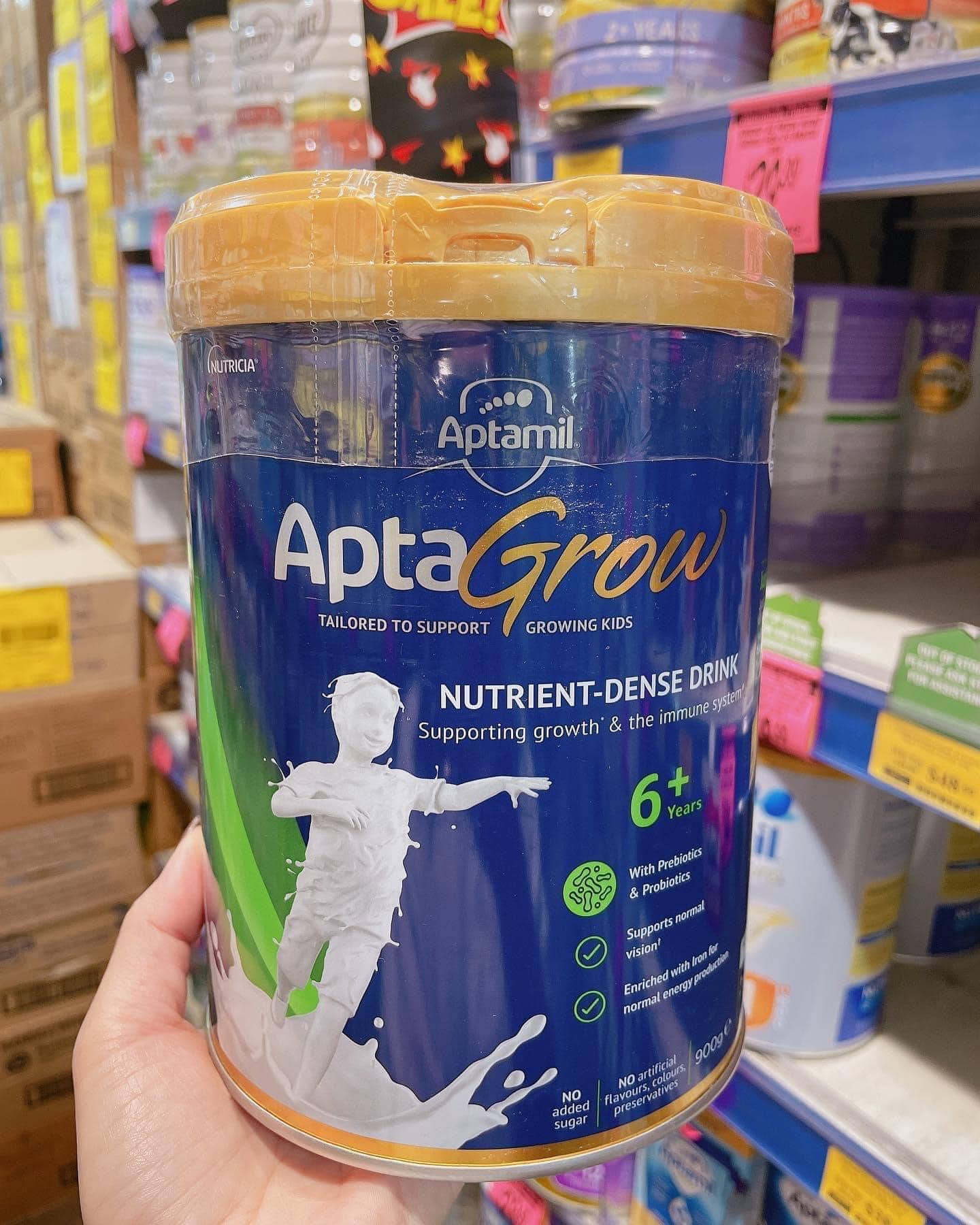 [HÀNG BAY AIR] SỮA APTAGROW 900G ÚC DATE 2026