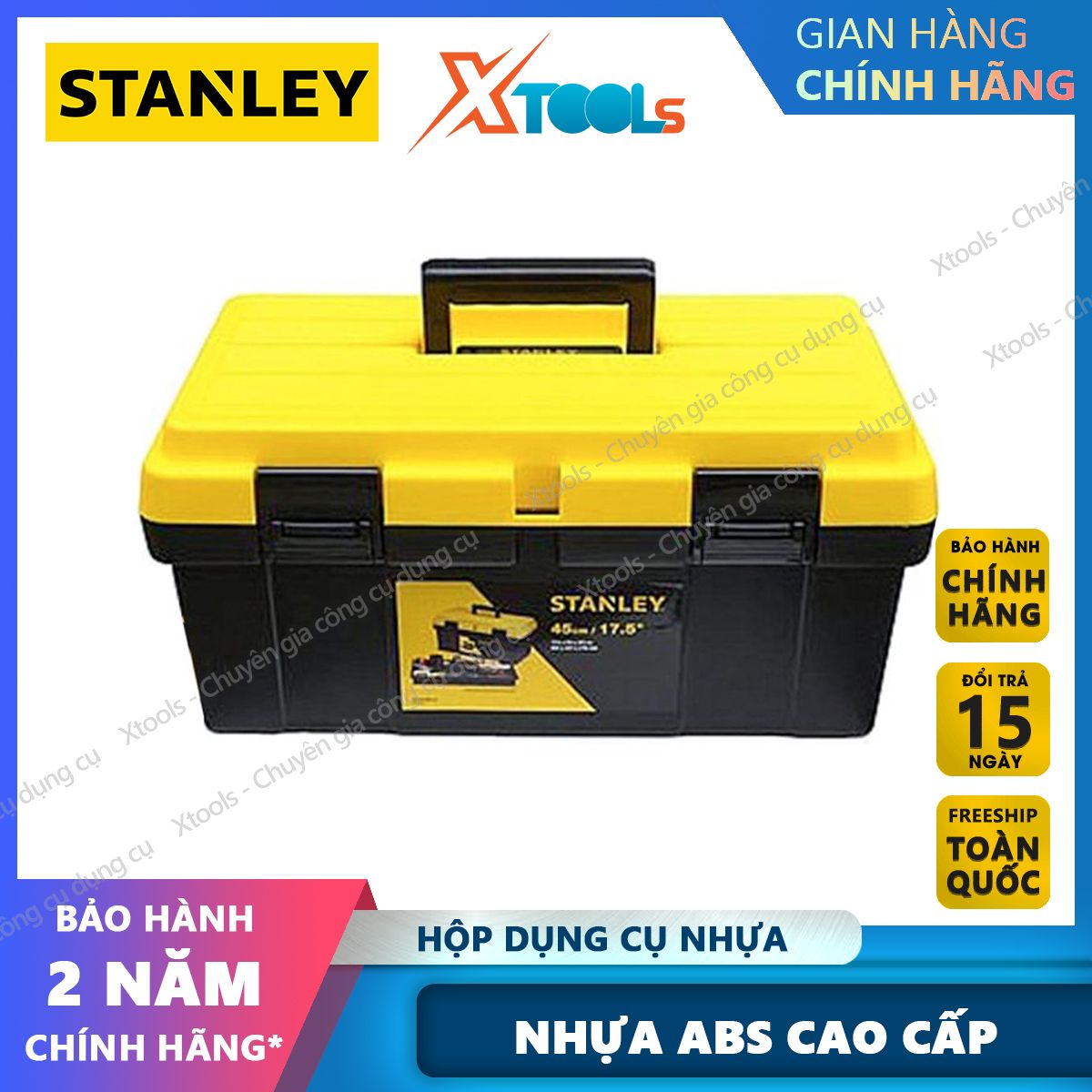 Instrument box Stanley stst73691-8 17,5 inch. Plastic instrument box thin waterproof, barrel is very light so that can move go places