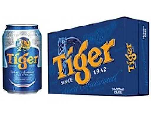 6 lon bia Tiger 330ml