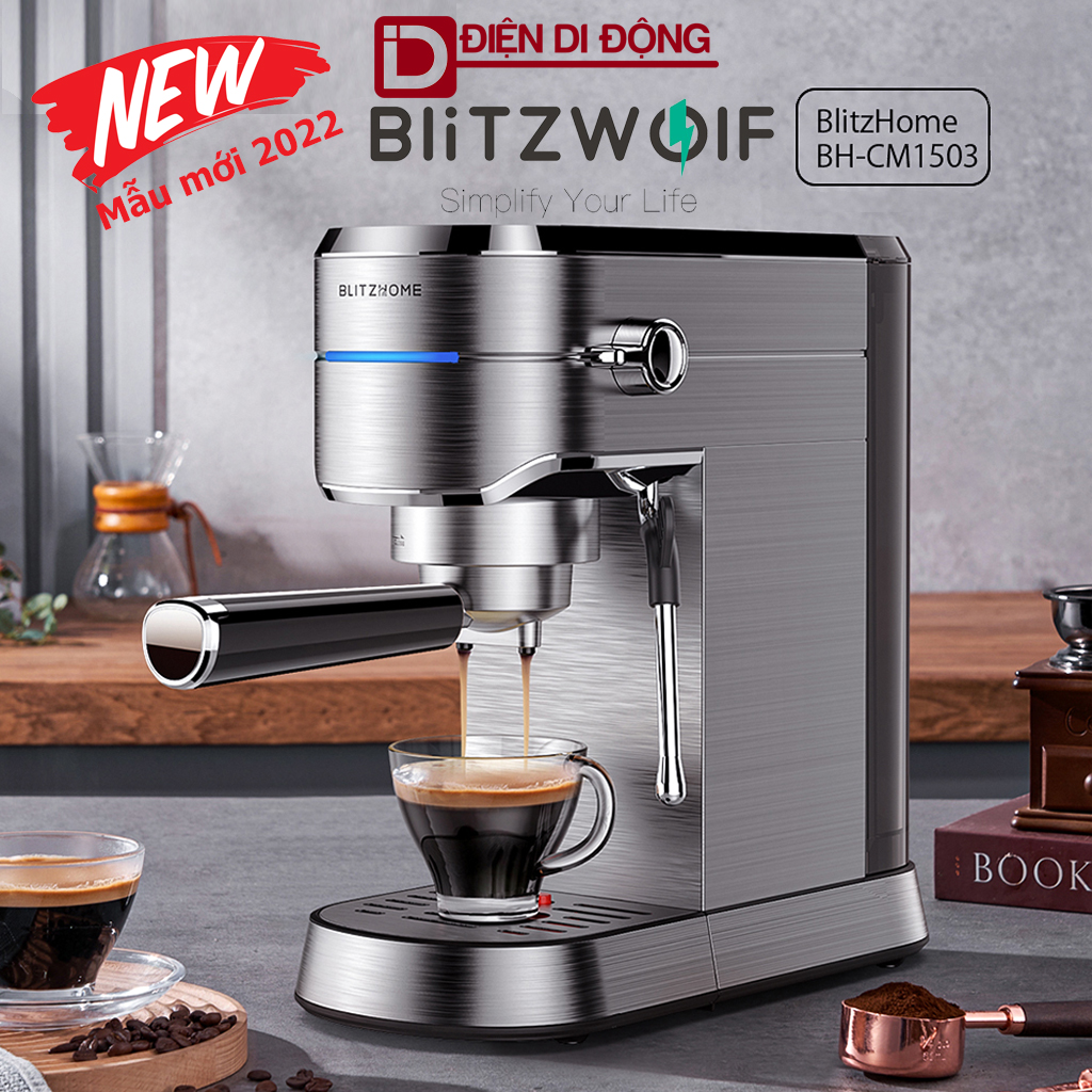 Máy pha cà phê Blitzhome BH-CM1503 / CM5100 máy pha cà phê tự động