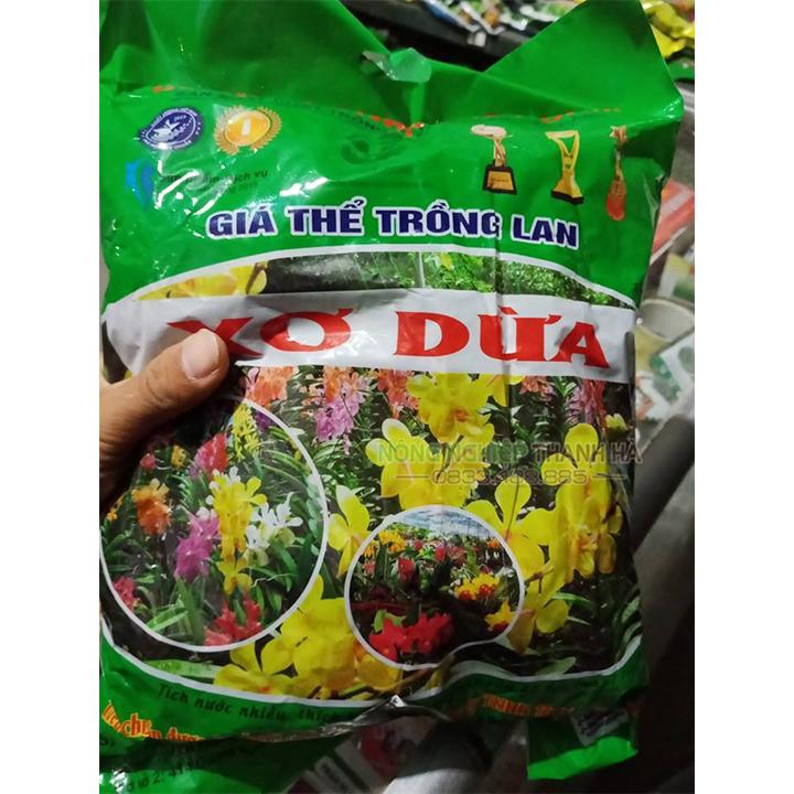 Sợi xơ dừa rối trồng lan - Gói 200g