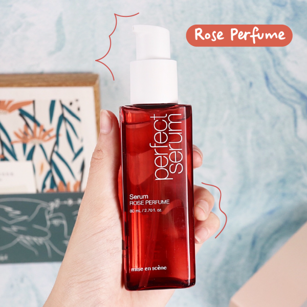 Tinh Chất Dưỡng, Phục Hồi Tóc Hương Hoa Hồng Mise En Scene Perfect Serum Rose Perfume 80ml