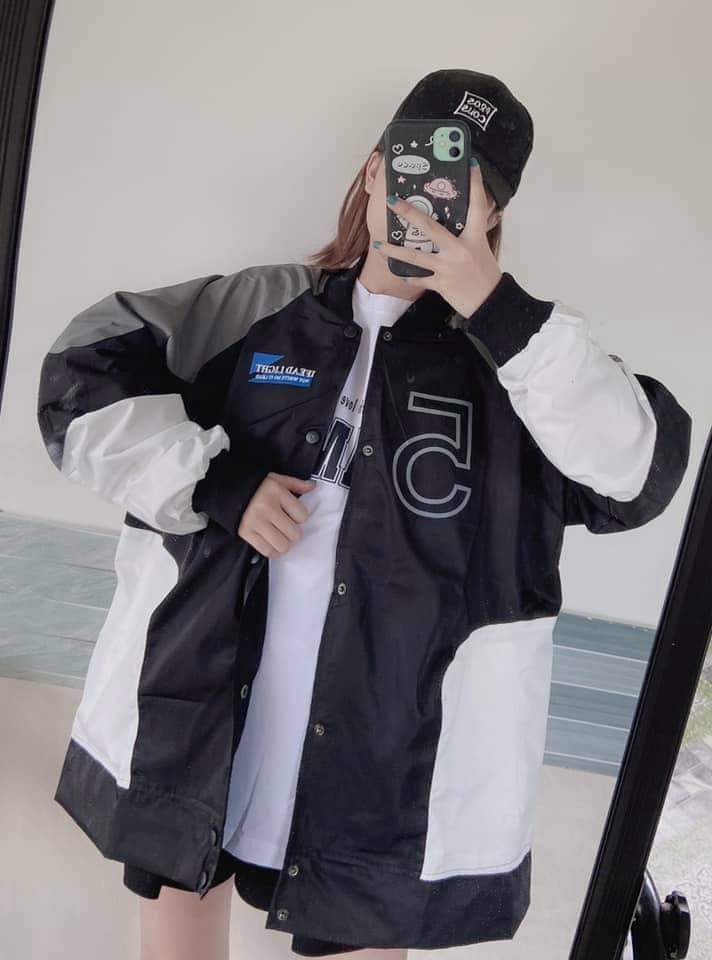 Áo Khoác Dù Unisex Nam Nữ Bomber Form Rộng Siêu Chất, Siêu Ngầu HOT TREND