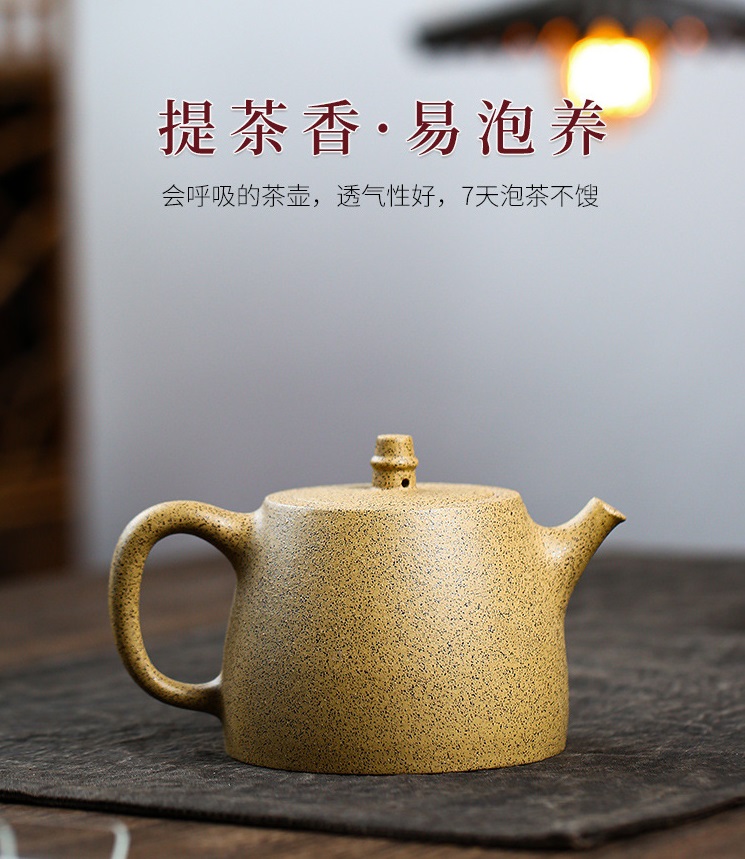 Ấm Tử Sa Nghi Hưng Hán Đạc Xả Đắc 400 ml (Chi Ma Đoạn)