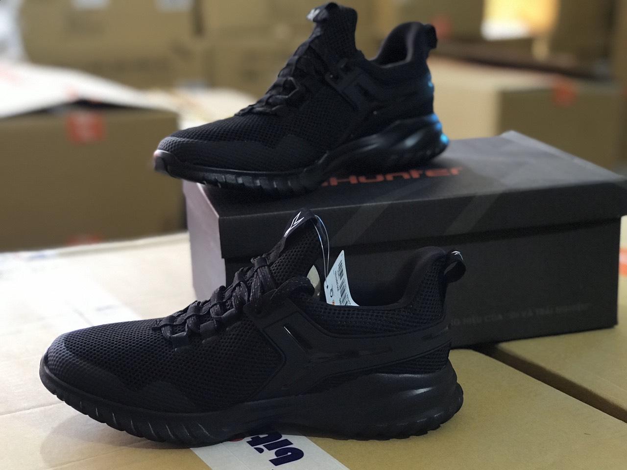 Giày Sneaker Nữ Bitis Hunter X 2K18 Midnight Black II, Đen, DSUH00500DEN