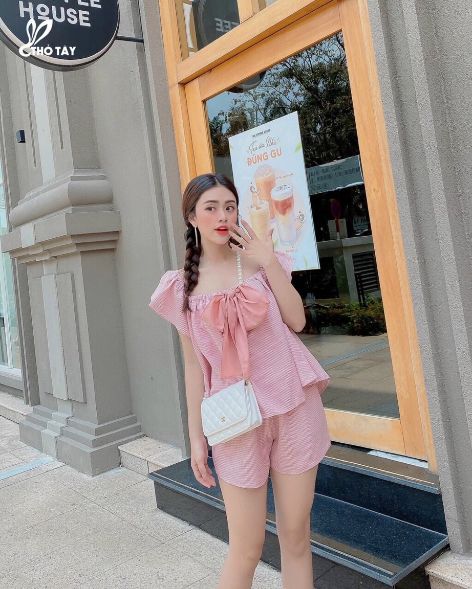 Sét bộ đùi kèm nơ cực cute