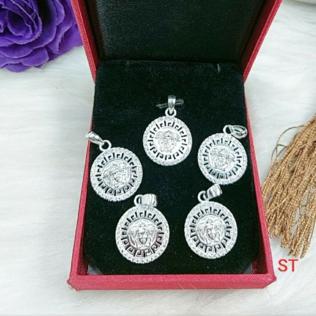 Mặt Dây Chuyền Versace Bạc