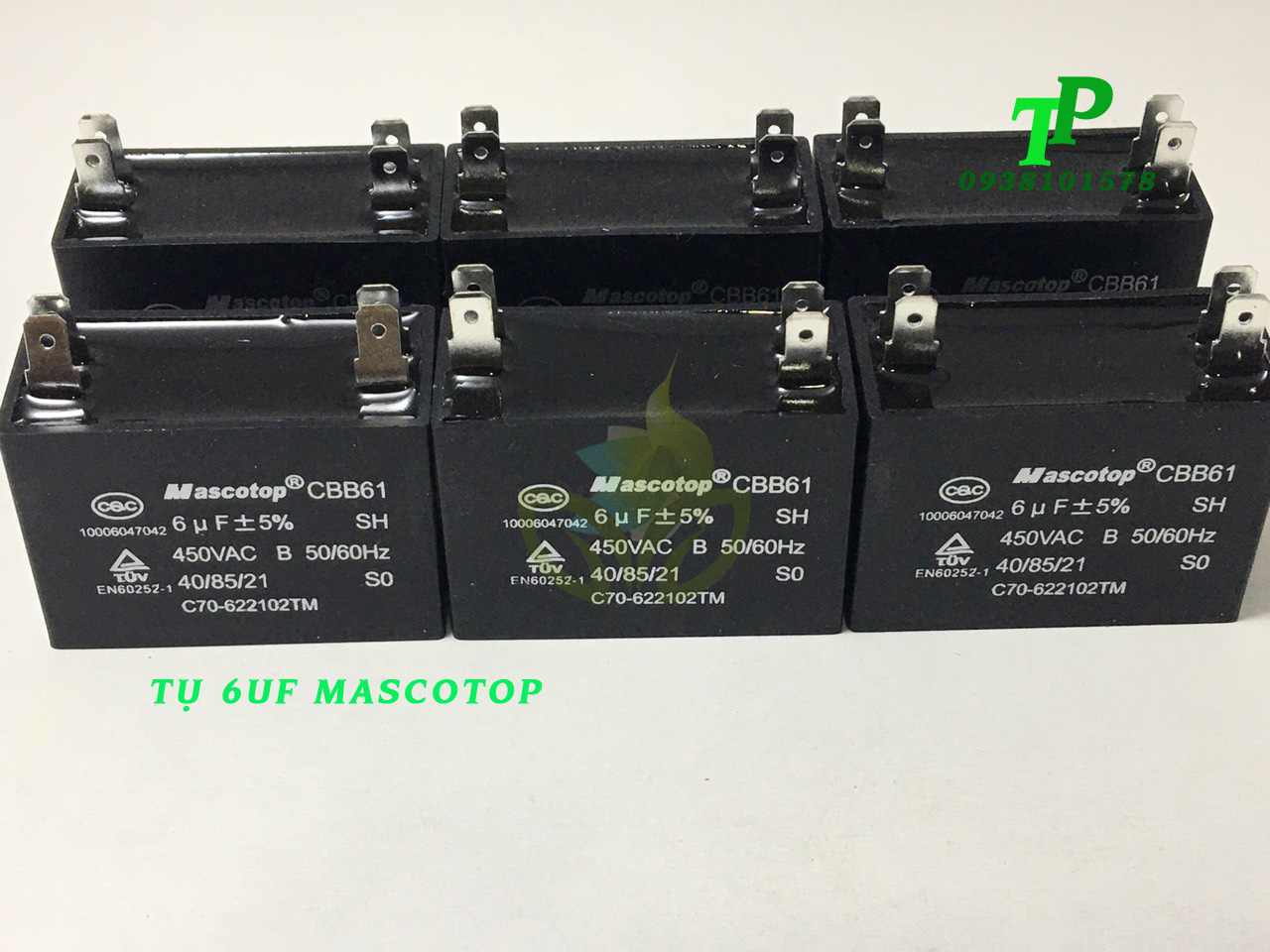 Tụ Mascotop 6uF CBB61