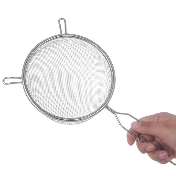 Rây Lọc Inox 304 Đa Năng 2 Quai – Lọc Cháo, Lọc Bột, Lọc Sữa Đậu Nành, Vớt Đồ Chiên