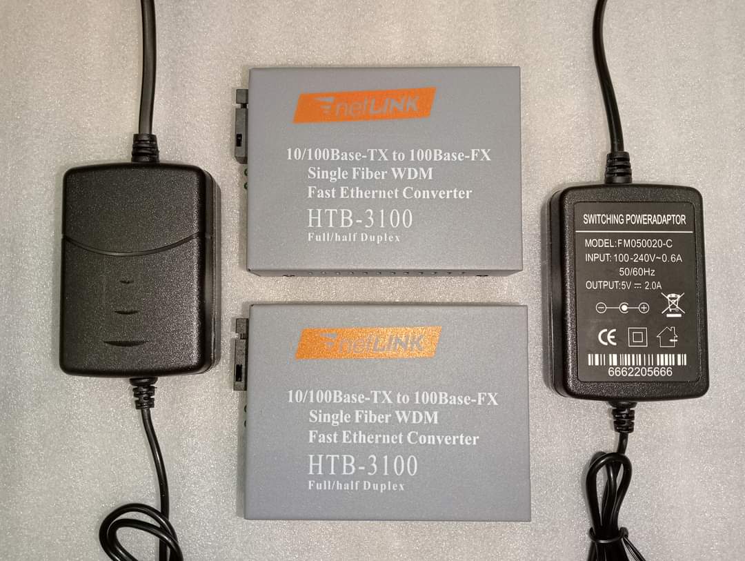 Cặp 2 Converter quang NetLink HTB 3100 AB