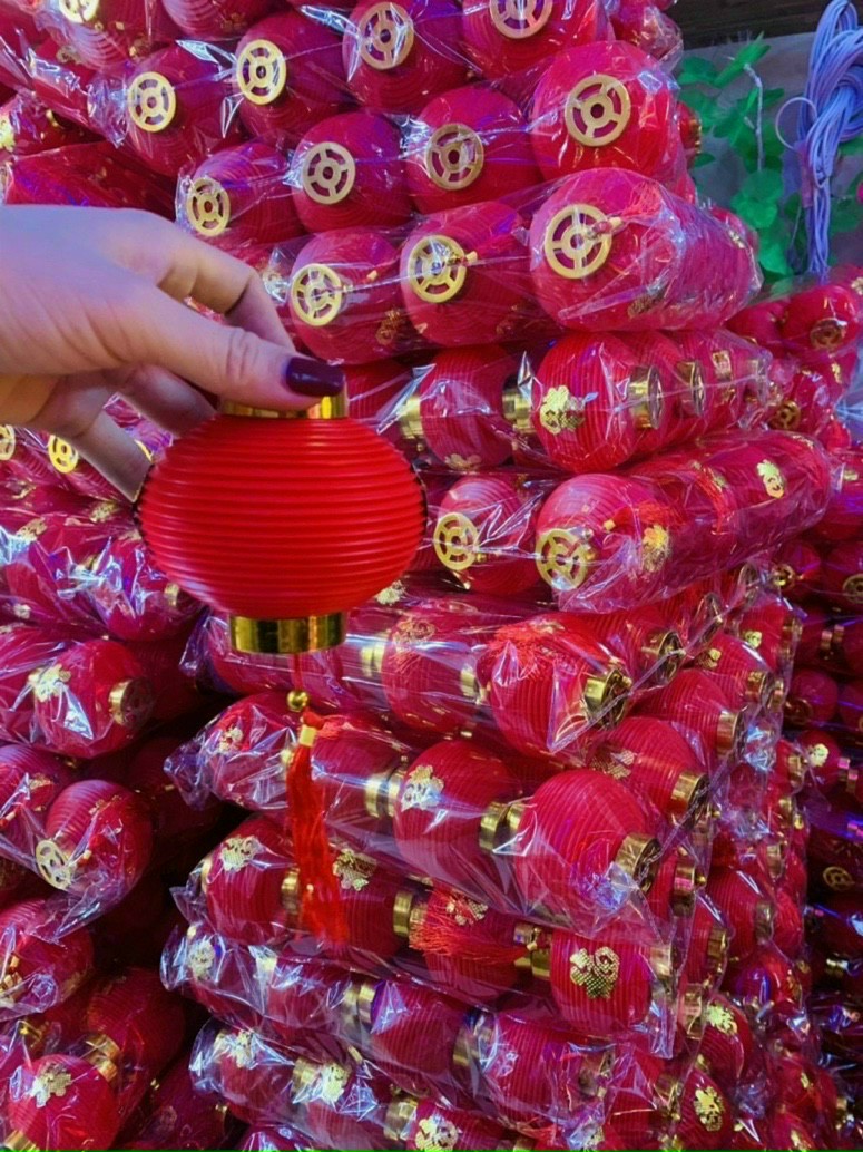 LỒNG ĐÈN ĐỎ TRANG TRÍ TẾT