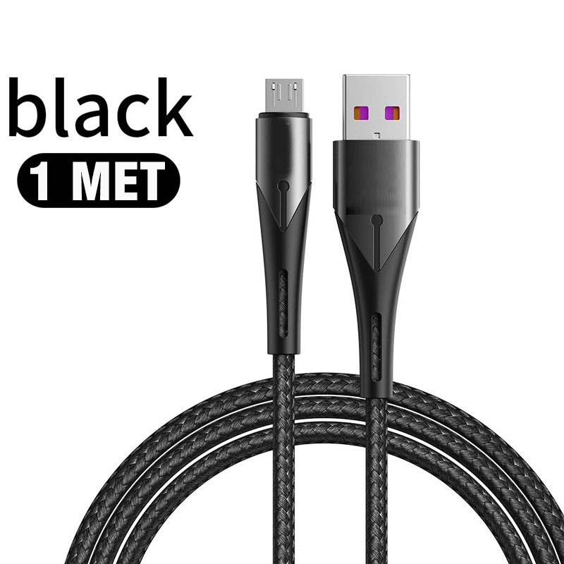 Vled Fast Charge Cable, Fast Data Transfer Charger With Glow LED Light, Anti-Broken Fast Charging Cable