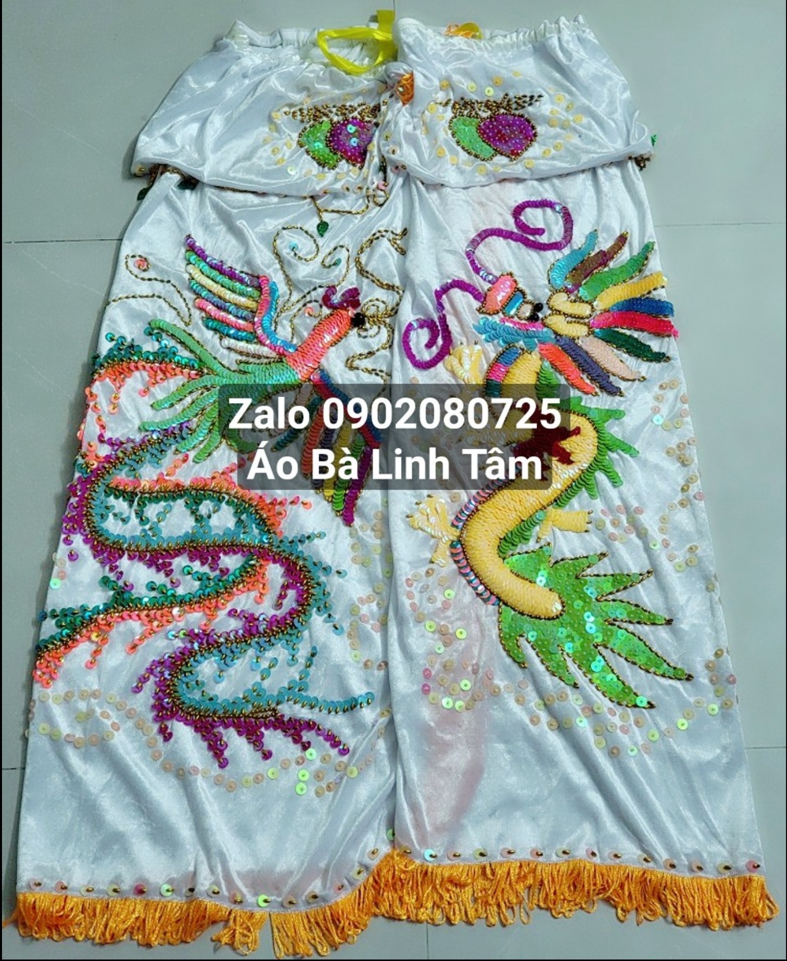 Áo bà ngũ hành, địa mẫu, chúa xứ....1m đến 2m